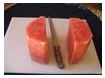 crazy fast way to cut a watermelon