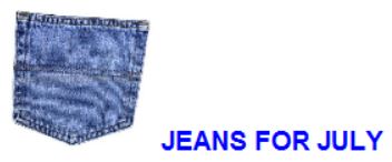 jeans for july